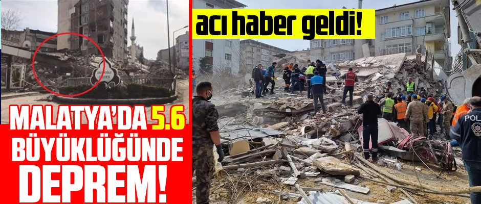 Malatya Da Deprem Taka Gazete Trabzon Haber Karadeniz Haber