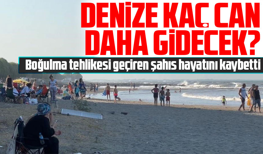 Denize giren Dursun Ali Bayır akıntıya kapıldı Taka Gazete Trabzon