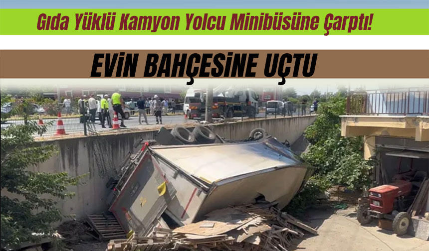 Samsun Da Feci Kaza G Da Y Kl Kamyon Yolcu Minib S Ne Arpt Taka