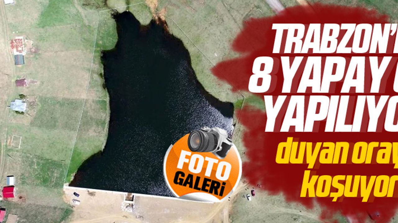 TRABZON'DA 8 YAPAY GÖL YAPILIYOR