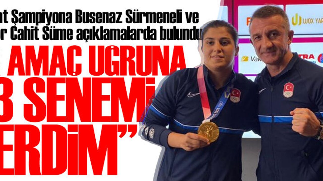 BUSENAZ VE CAHİT SÜME BASIN KARŞISINDA