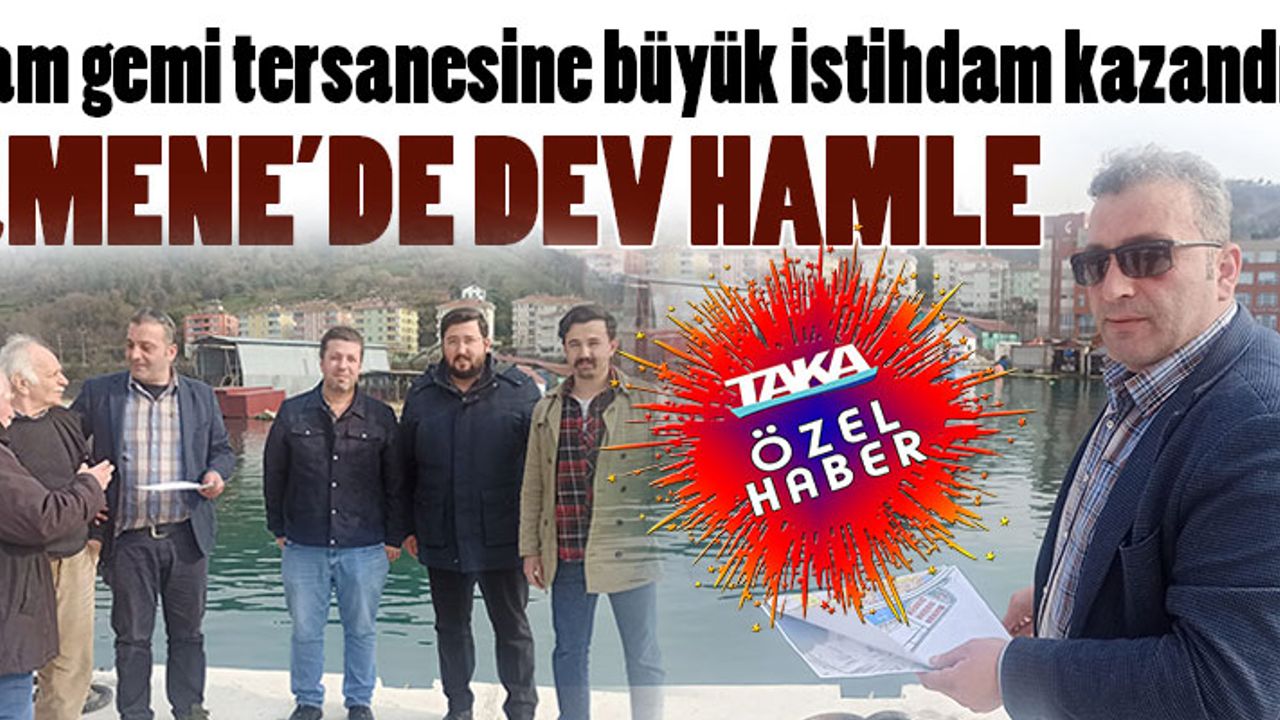 SÜRMENE’DE DEV HAMLE - Taka Gazete - Trabzon Haber - Karadeniz Haber