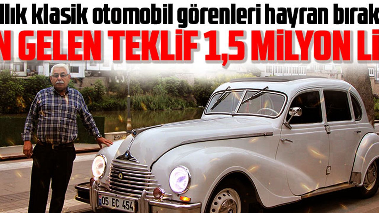 SON GELEN TEKLİF 1,5 MİLYON LİRA