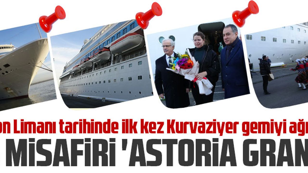 TRABZON LİMANINDA BİR İLK YAŞANIYOR
