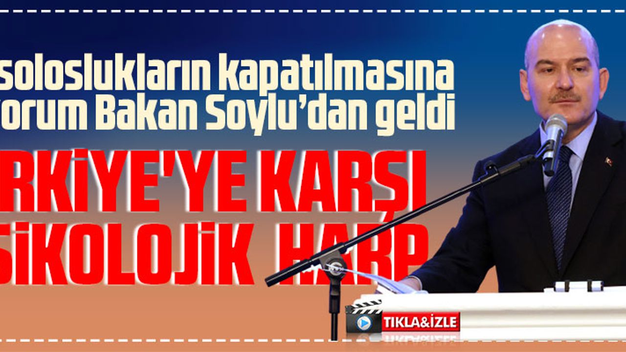 TÜRKİYE'YE KARŞI PSİKOLOJİK  HARP YÜRÜTÜLMEKTE