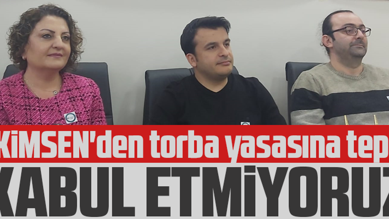 HEKİMSEN'DEN TORBA YASASINA TEPKİ!