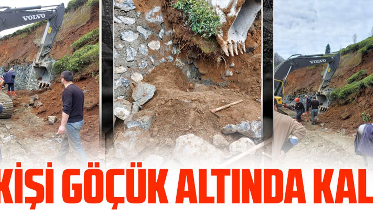 OF'TA 4 KİŞİ GÖÇÜK ALTINDA KALDI