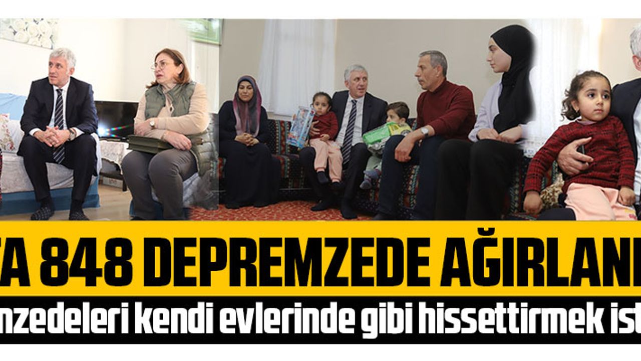 OF'TA 848 DEPREMZEDE AĞIRLANIYOR