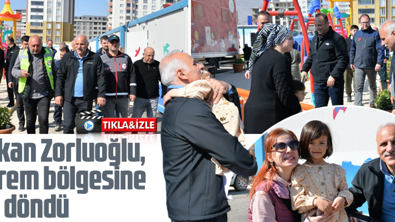ZORLUOĞLU ELBİSTAN'A GERİ DÖNDÜ