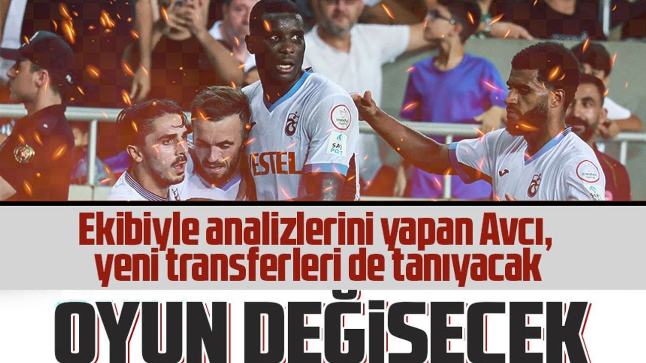 Trabzonspor'da oyun planı değişecek