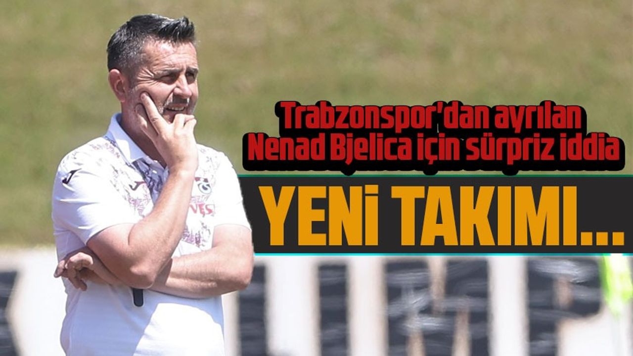 Trabzonspor'dan ayrılan Nenad Bjelica için sürpriz iddia