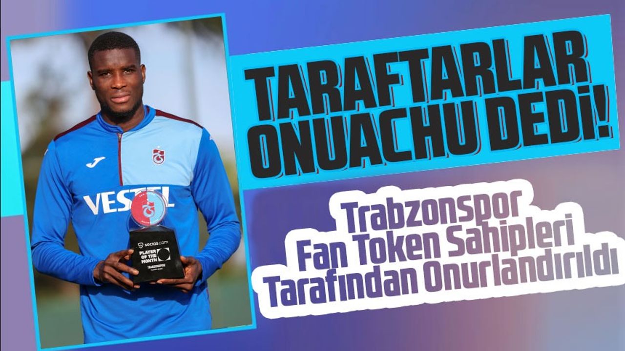 En İyi Performans Gösteren Futbolcusu Seçilen Paul Onuachu, Trabzonspor ...