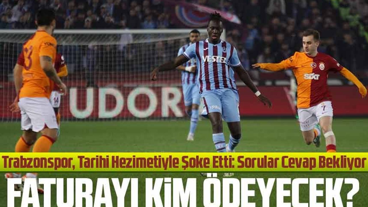 Trabzonspor, Tarihi Hezimetiyle Şoke Etti: Sorular Cevap Bekliyor