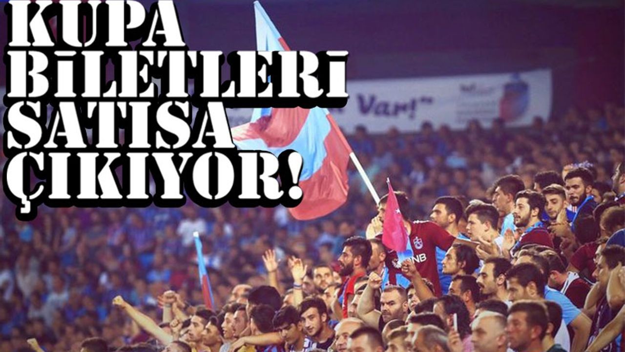 Trabzonspor-Manisa FK Kupa Maçı Biletleri Satışa Sunuldu!