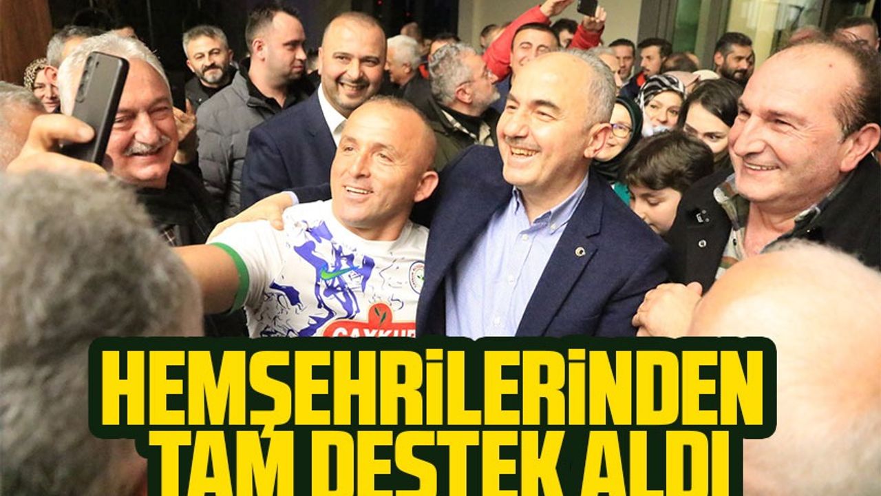 Rize Belediye Başkanlığı İçin Rahmi Metin Yeniden Aday; Erdoğan Rize'de Rahmi Metin'i Aday Gösterdi