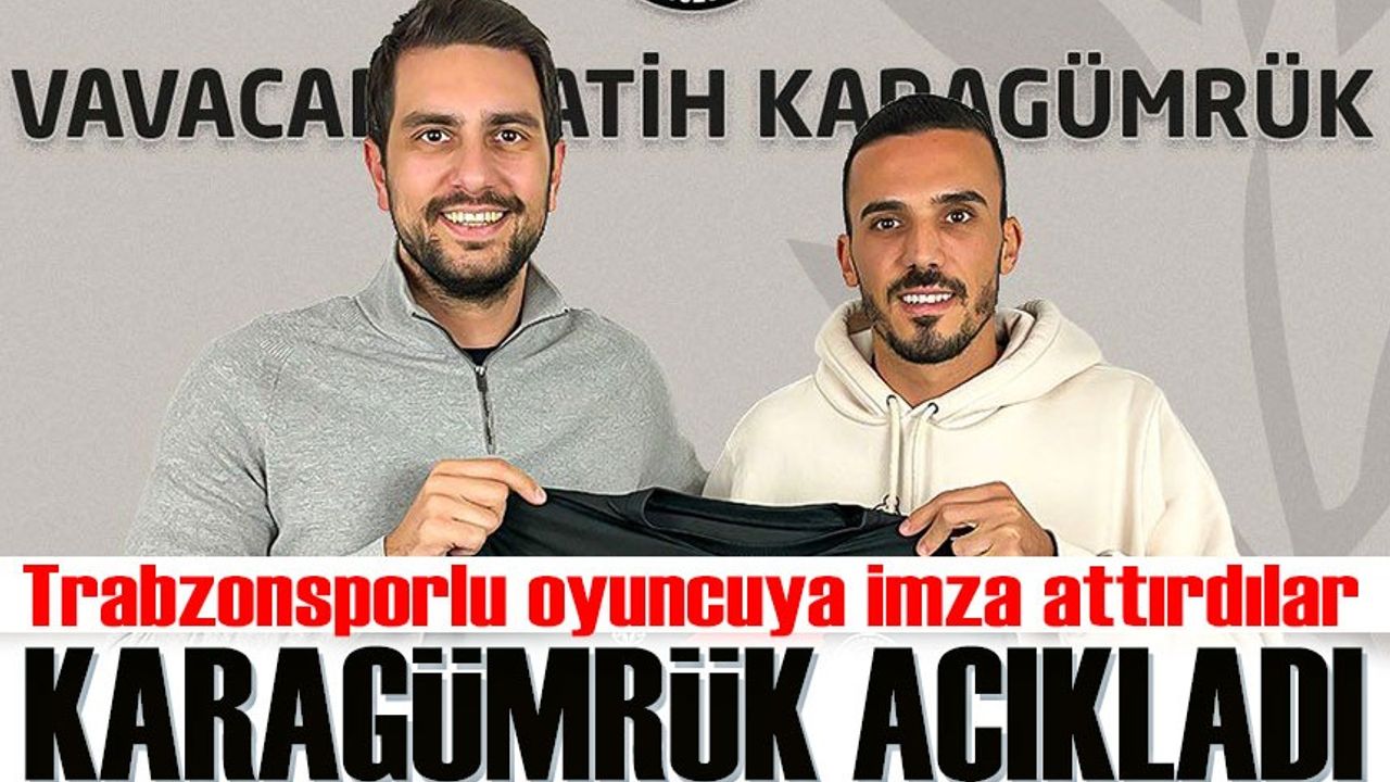Fatih Karagümrük, Trabzonspor'un Dimitrios Kourbelis'ini Kiraladı