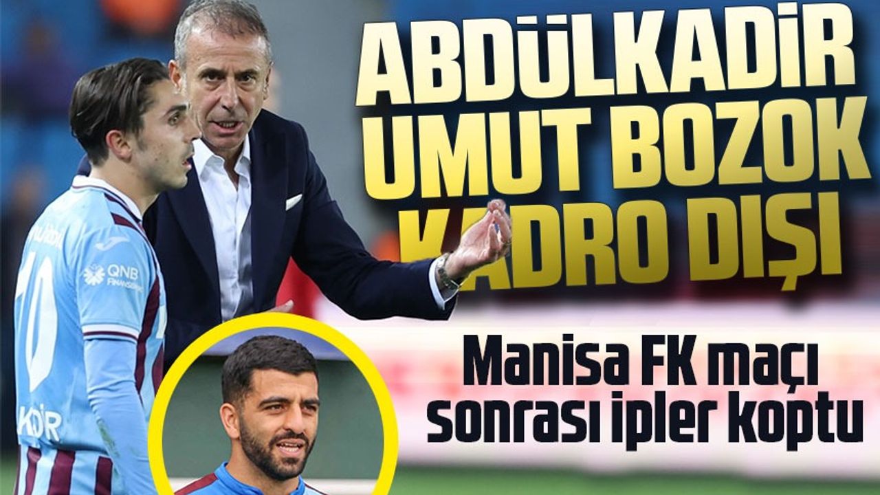 Trabzonspor'da Abdülkadir Ömür Ve Umut Bozok Kadro Dışı Bırakıldı ...