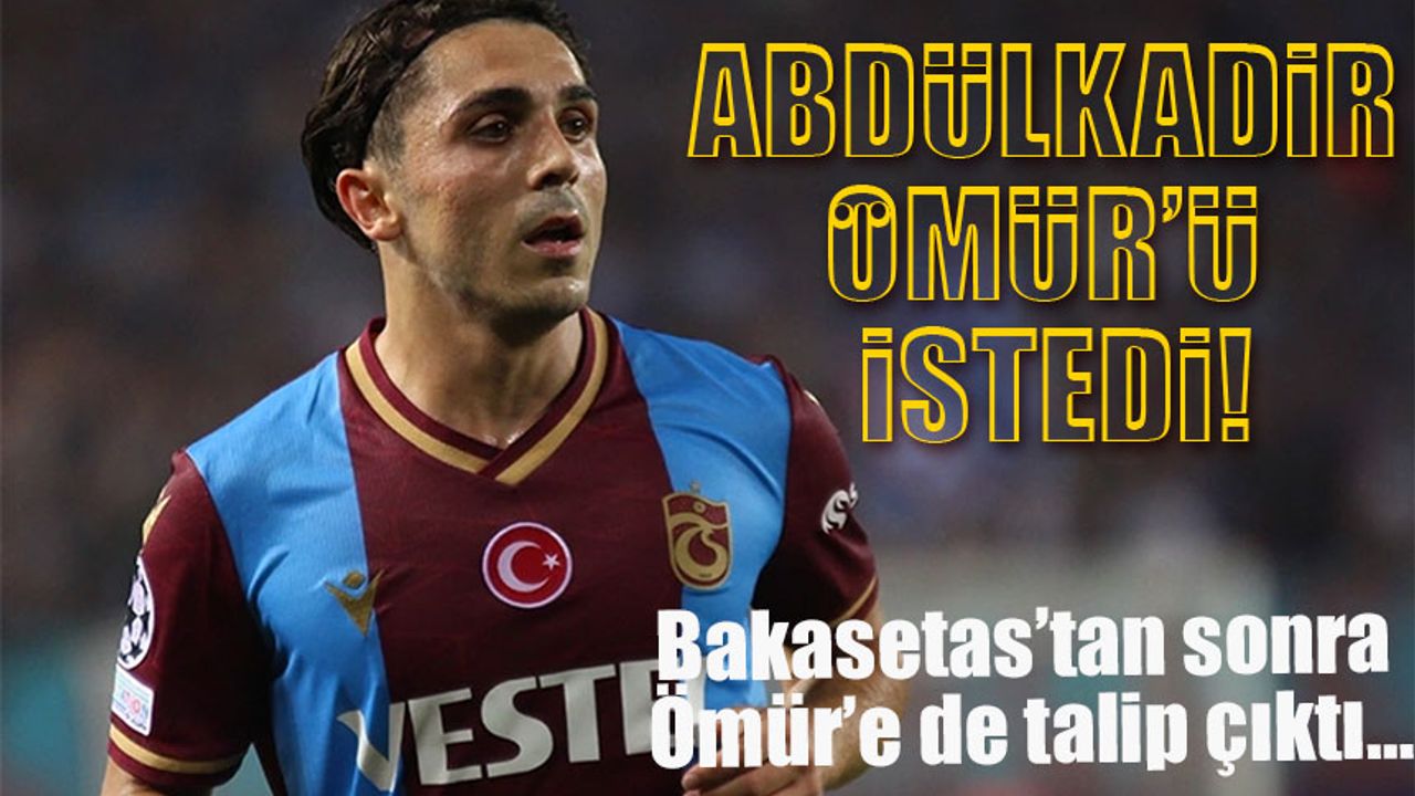 Yunan ekibi Panathinaikos Abdülkadir Ömür'e Göz Koydu: Fatih Terim, Bakasetas'tan sonra onu da istedi!