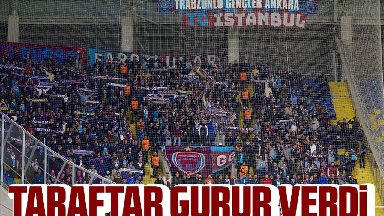 Ankaragücü Maçında Tam Destek: Trabzonspor Taraftarları 90 Dakika Boyunca Susmadı