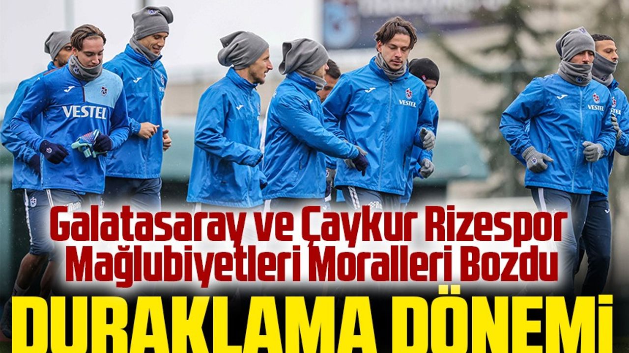 Trabzonspor, Şampiyonluktan Sonra Duraklama Dönemine Girdi