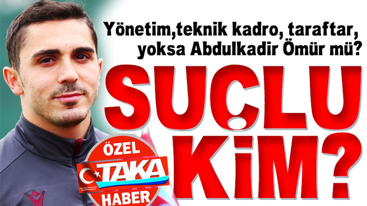 Taka Trabzonspor taraftarlarının nabzını tuttu Abdüş olayında suçlu kim?