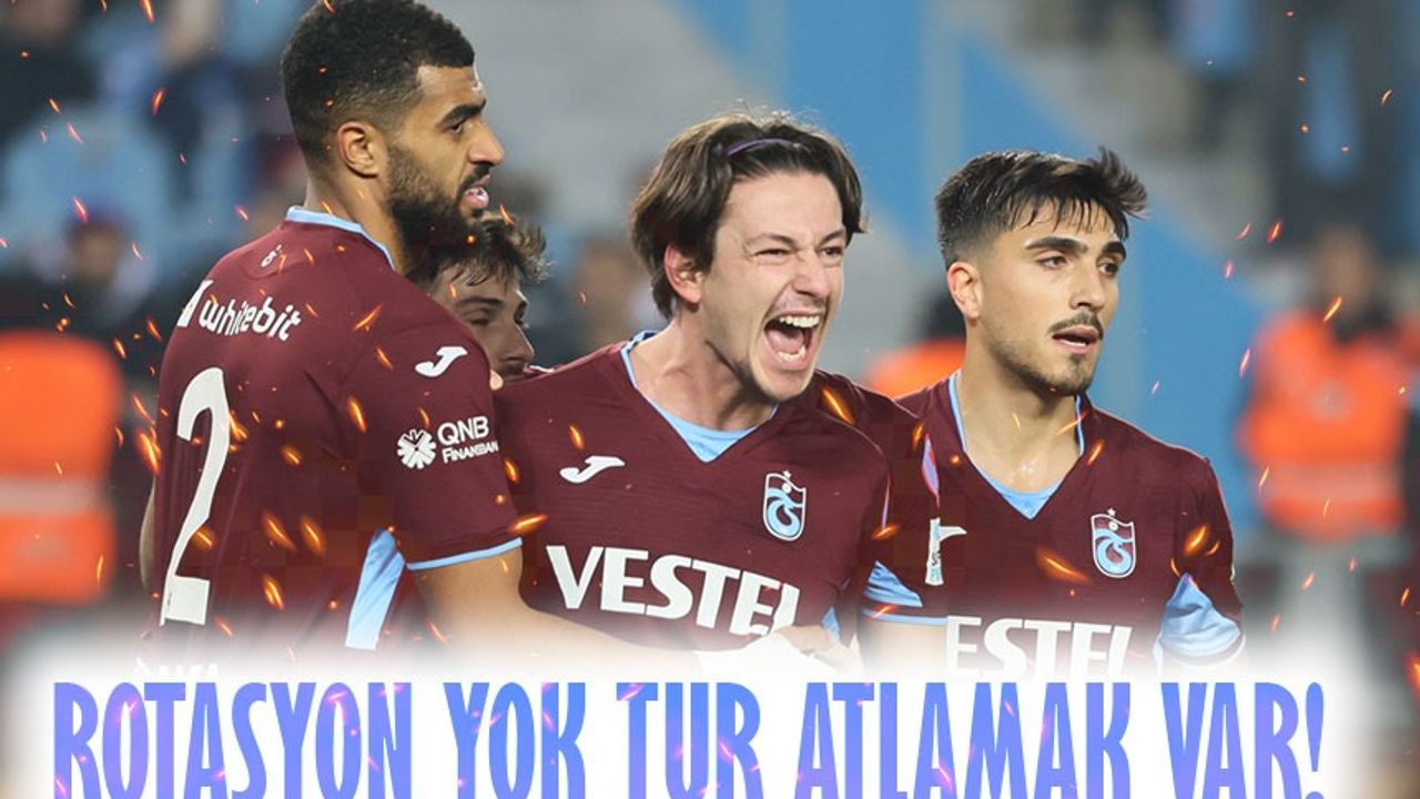 Trabzonspor ligden koptu, Ziraat Türkiye Kupası’na kilitlendi  