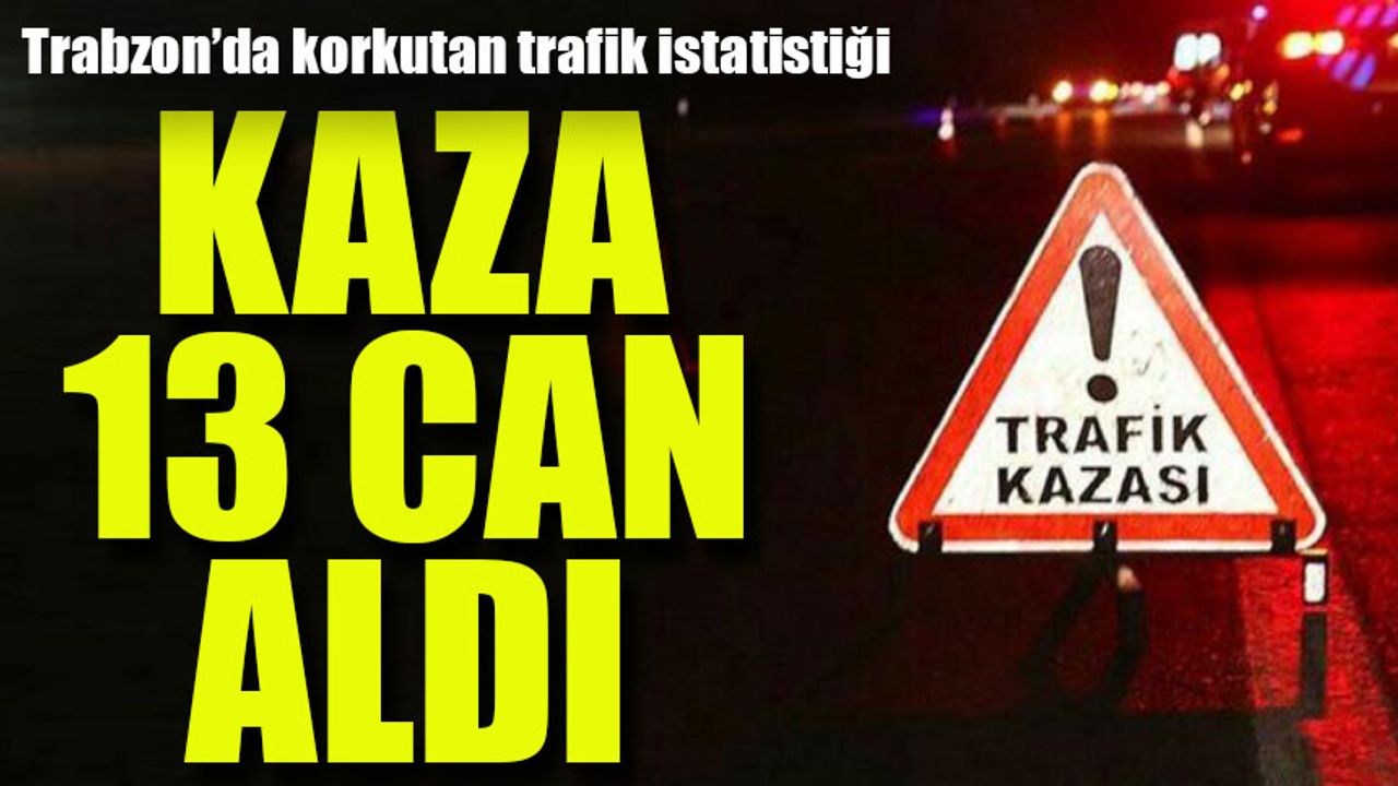Trabzon Emniyeti Trafik Kazası İstatistiğini Paylaştı; İşte Korkutan O Oran!