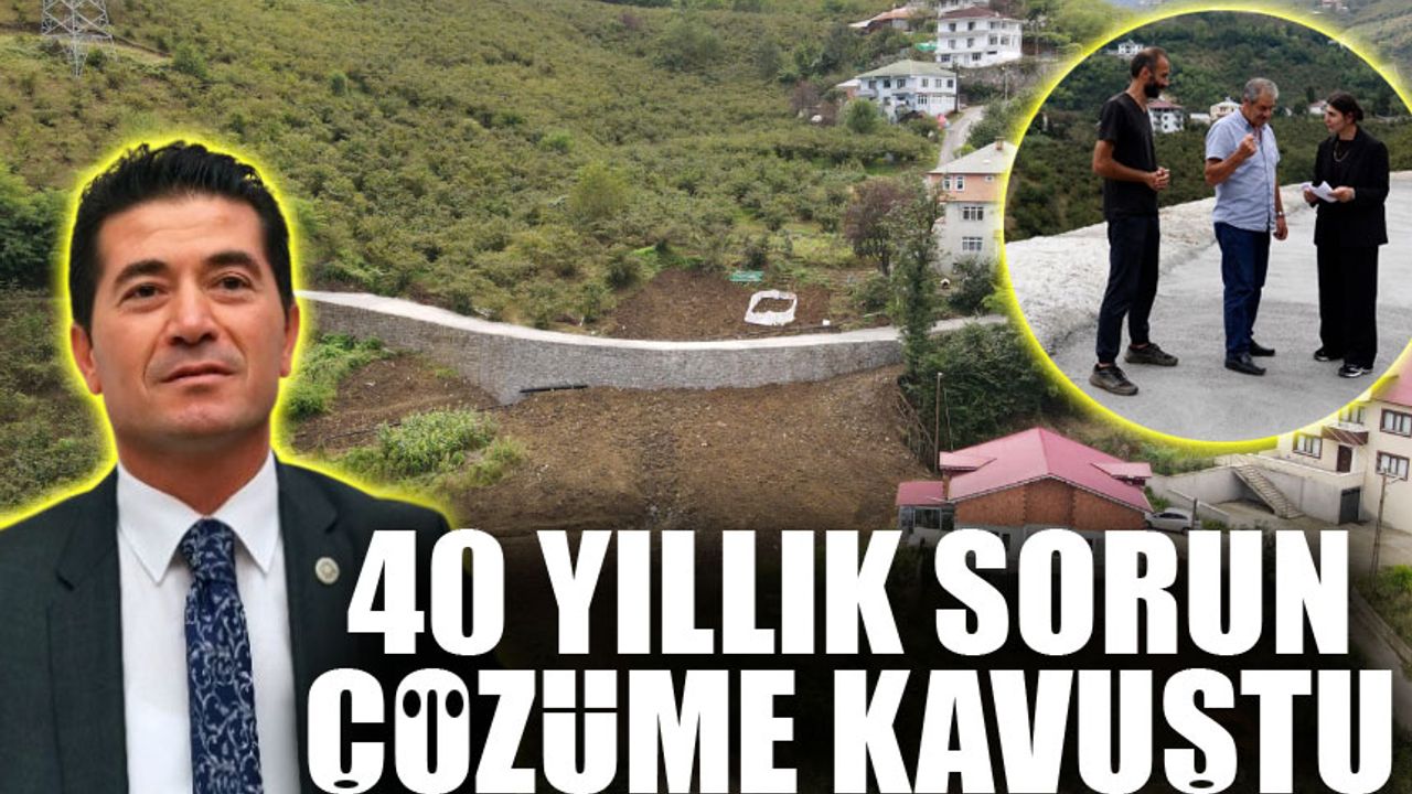 Ortahisar Belediyesi, Yeşilova Mahallesi’nin 40 Yıllık Toprak Kayması Sorununu Çözdü