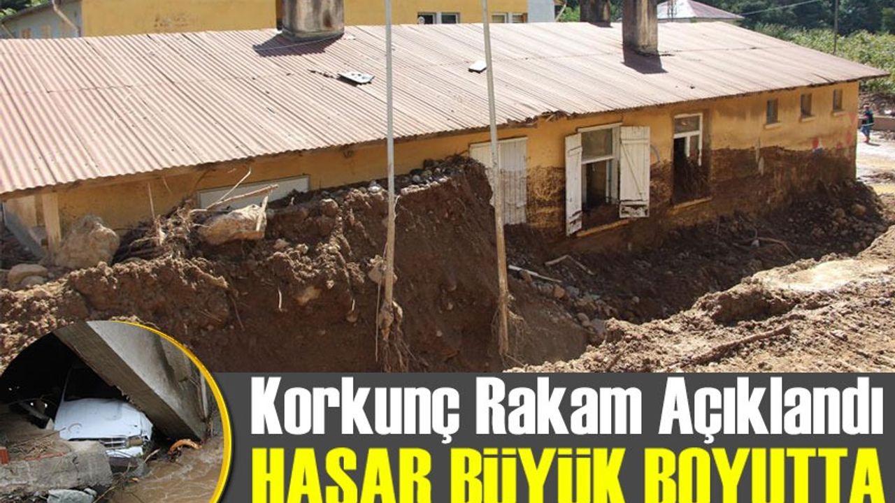 Trabzon’da yaşanan sel felaketinin yarattığı hasarın detayları gün yüzüne çıktı