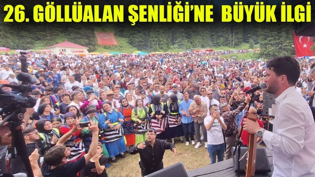26. Göllüalan Yayla Şenliği Coşkuyla Gerçekleştirildi