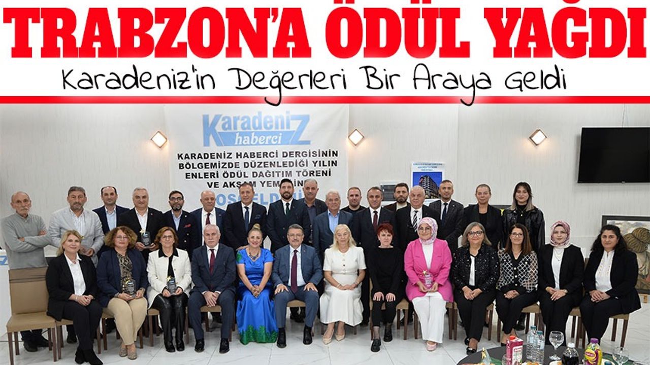 Karadeniz’de “Yılın En’leri” Gümüşhane’de Ödüllerini Aldı