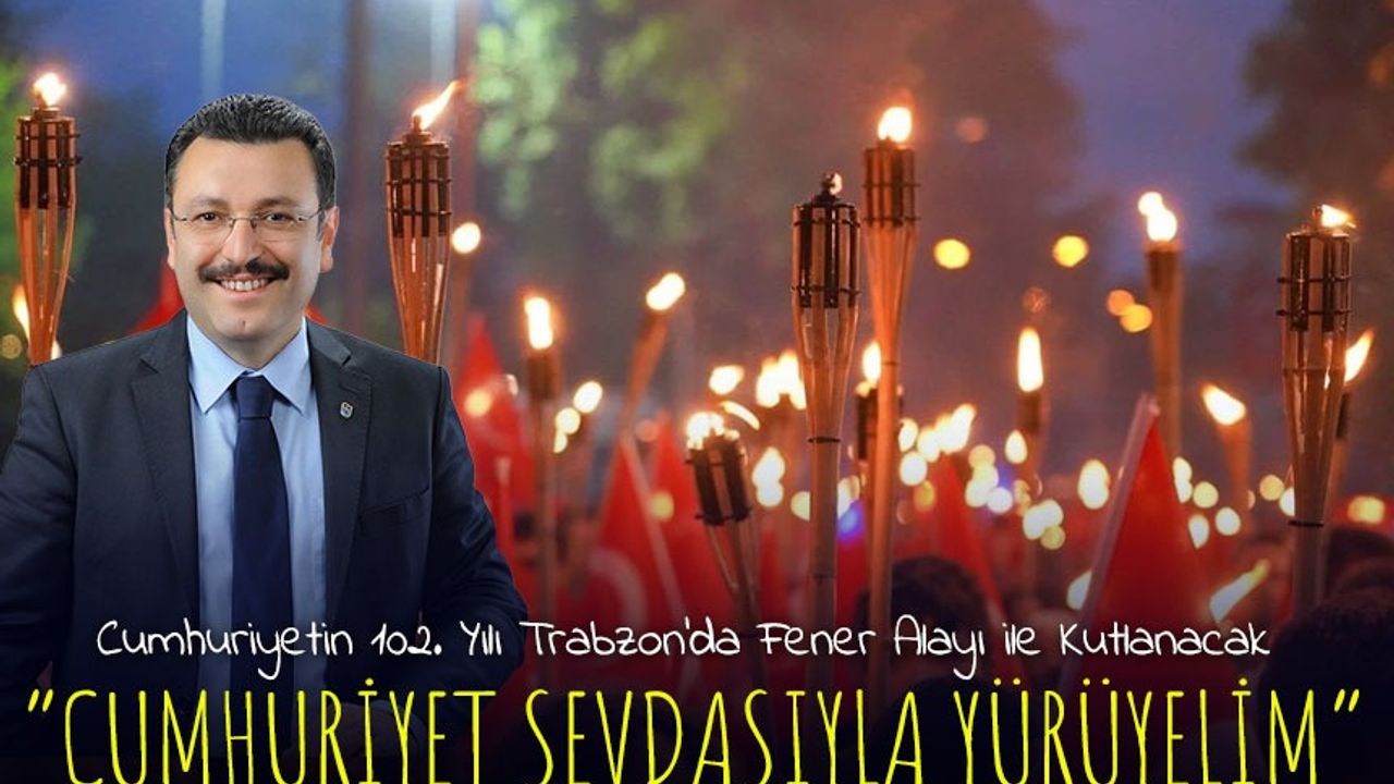 Başkan Ahmet Metin Genç’ten Fener Alayı’na Davet: “Cumhuriyet Sevdasıyla Yürüyelim”