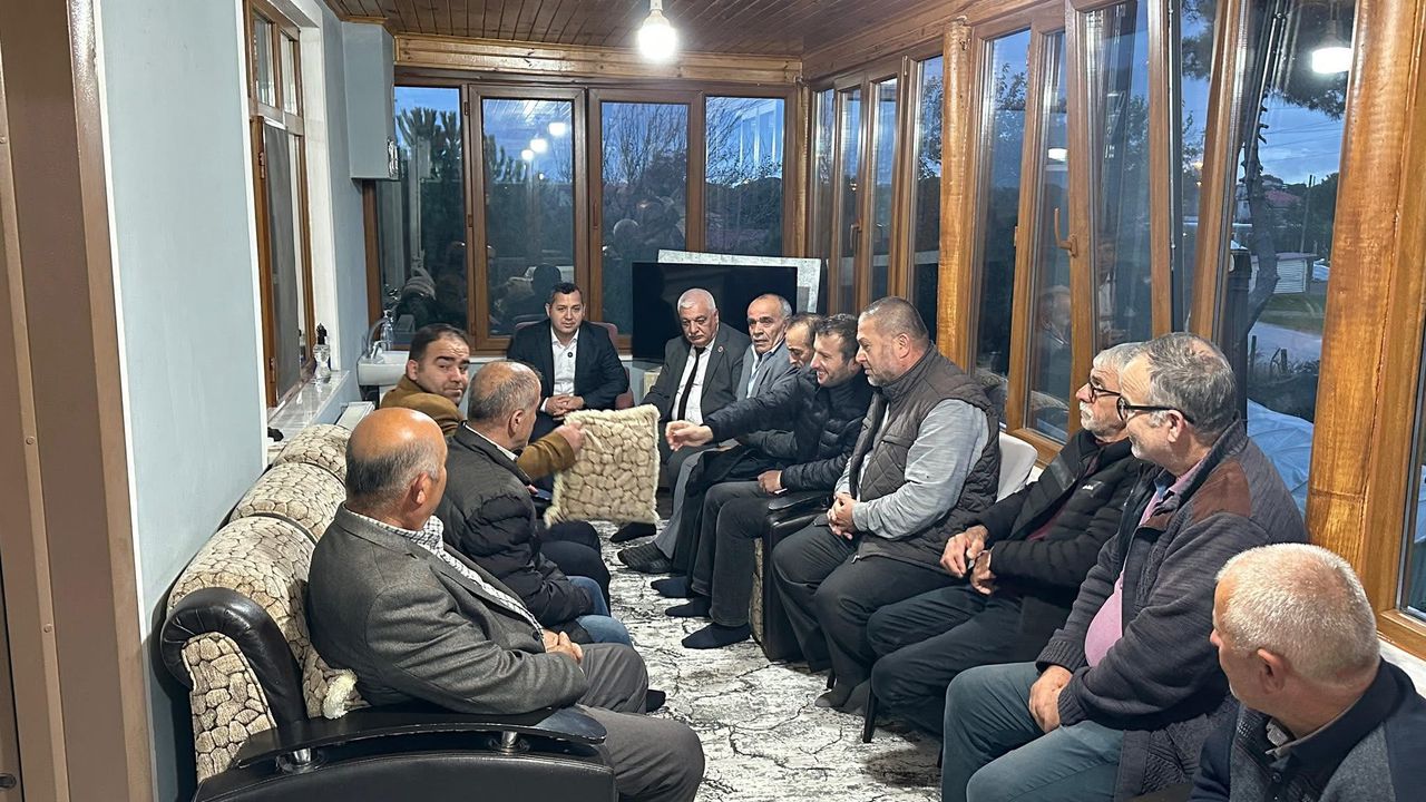 MHP Alaçam İlçe Başkanlığından 'Hayırlı günler komşum' ziyareti