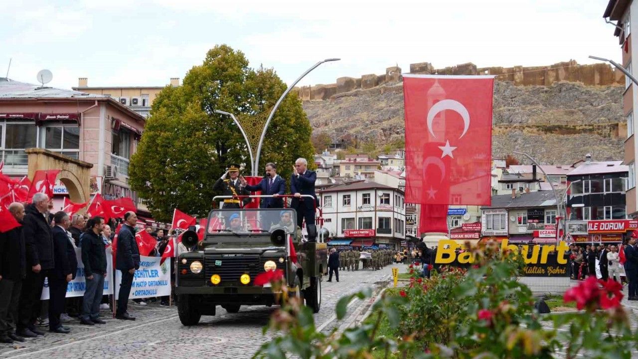 Bayburt’ta 29 Ekim Cumhuriyet Bayramı törenle kutlandı