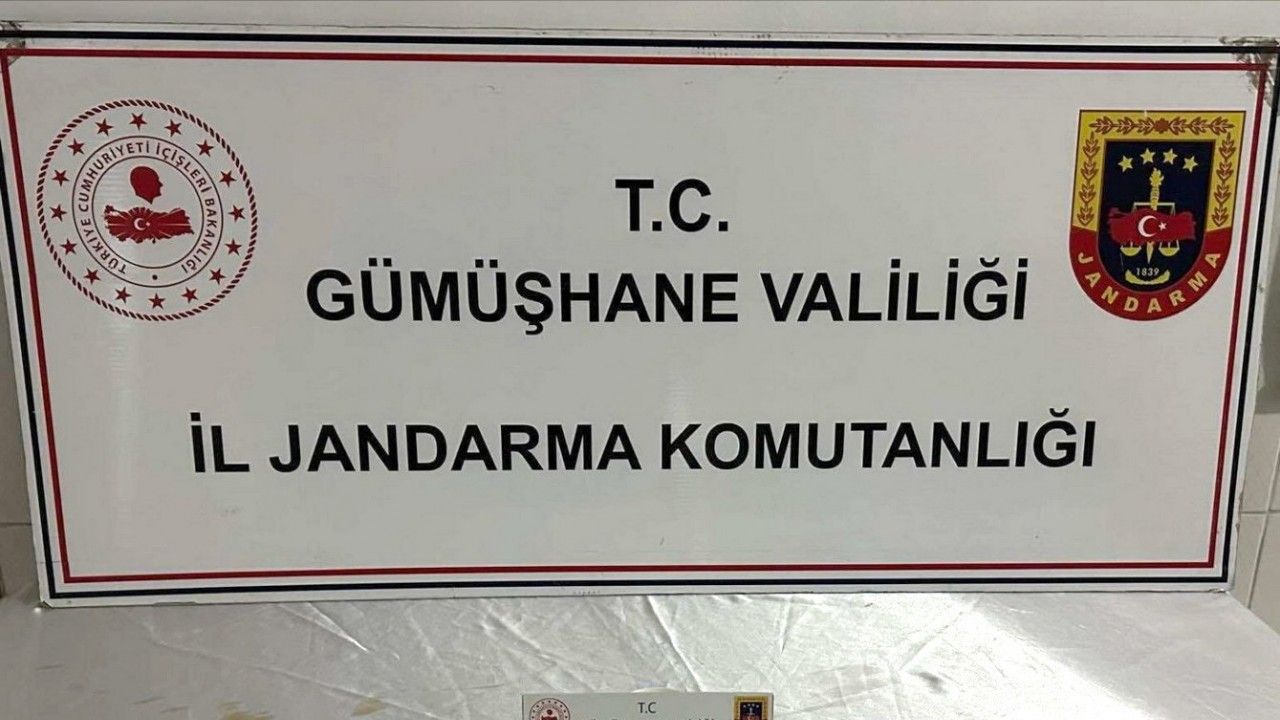Gümüşhane’de jandarmadan yabancı madde operasyonu