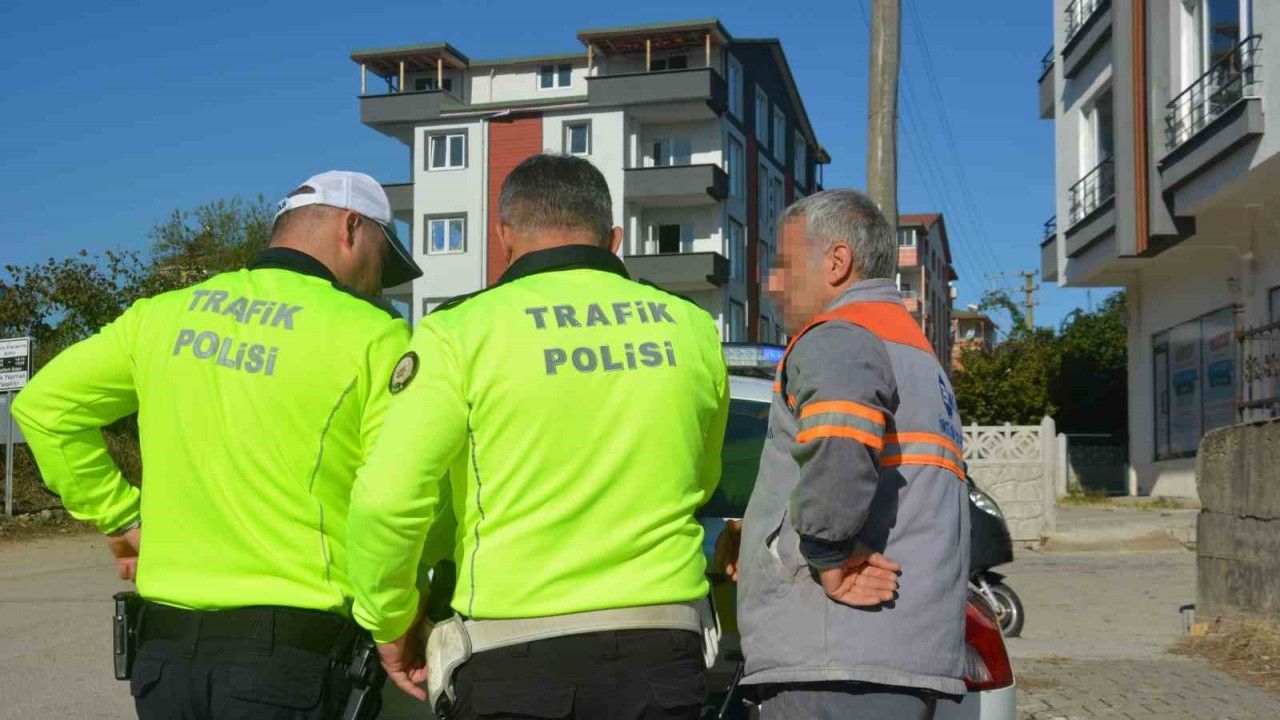 Polisten patpat sürücüsüne 993 lira ceza