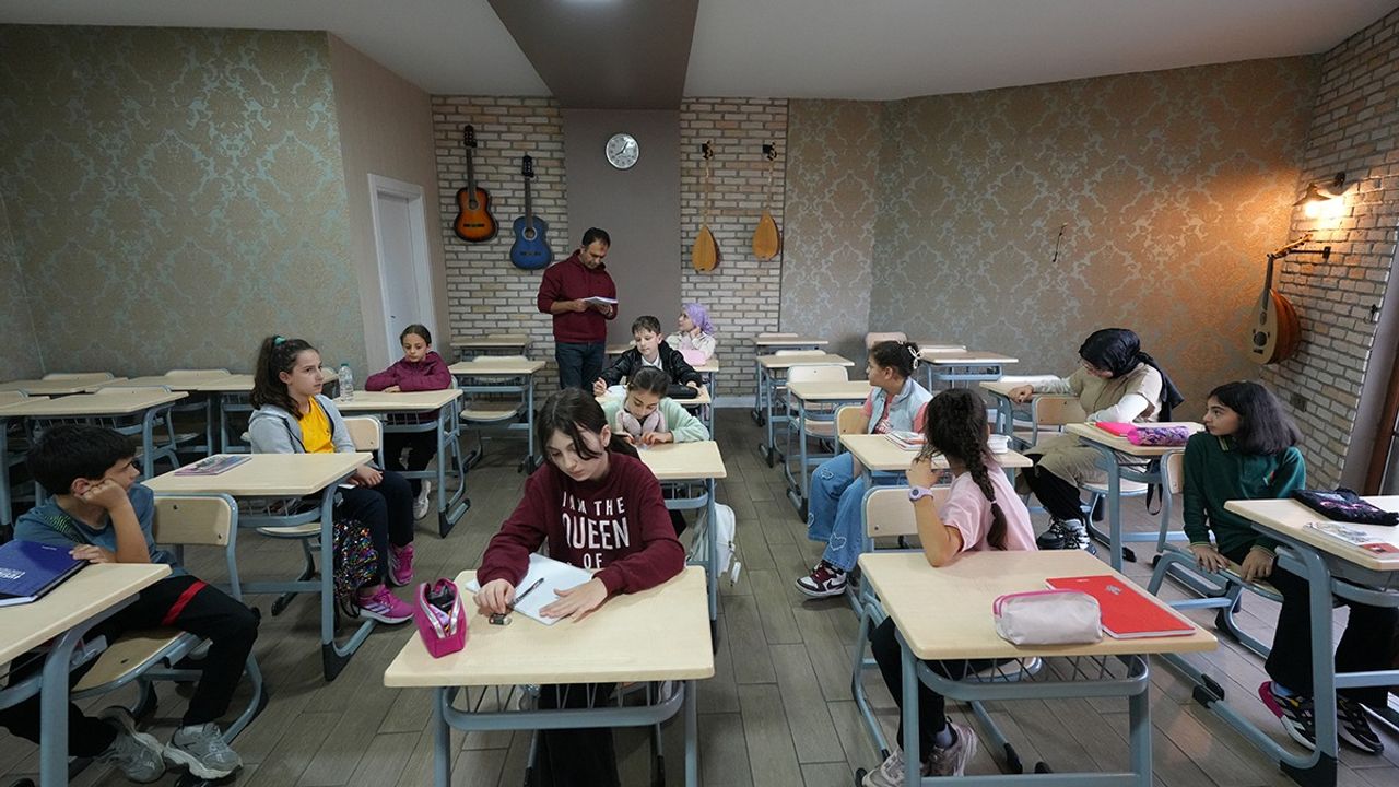 Sanatla büyüyen bir nesil Her şey çocuklarımız için