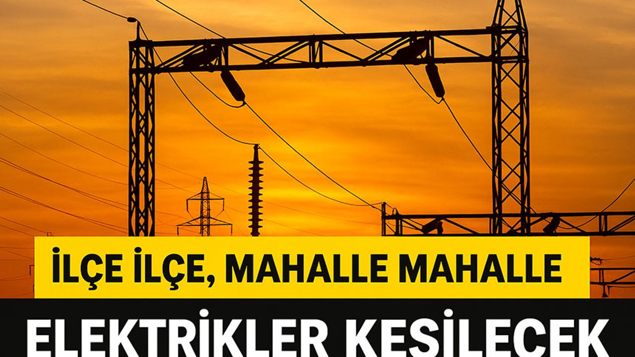Trabzon’da Bugün Elektrikler Kesilecek! İşte İlçe İlçe, Mahalle Mahalle Planlı Kesinti Saatleri