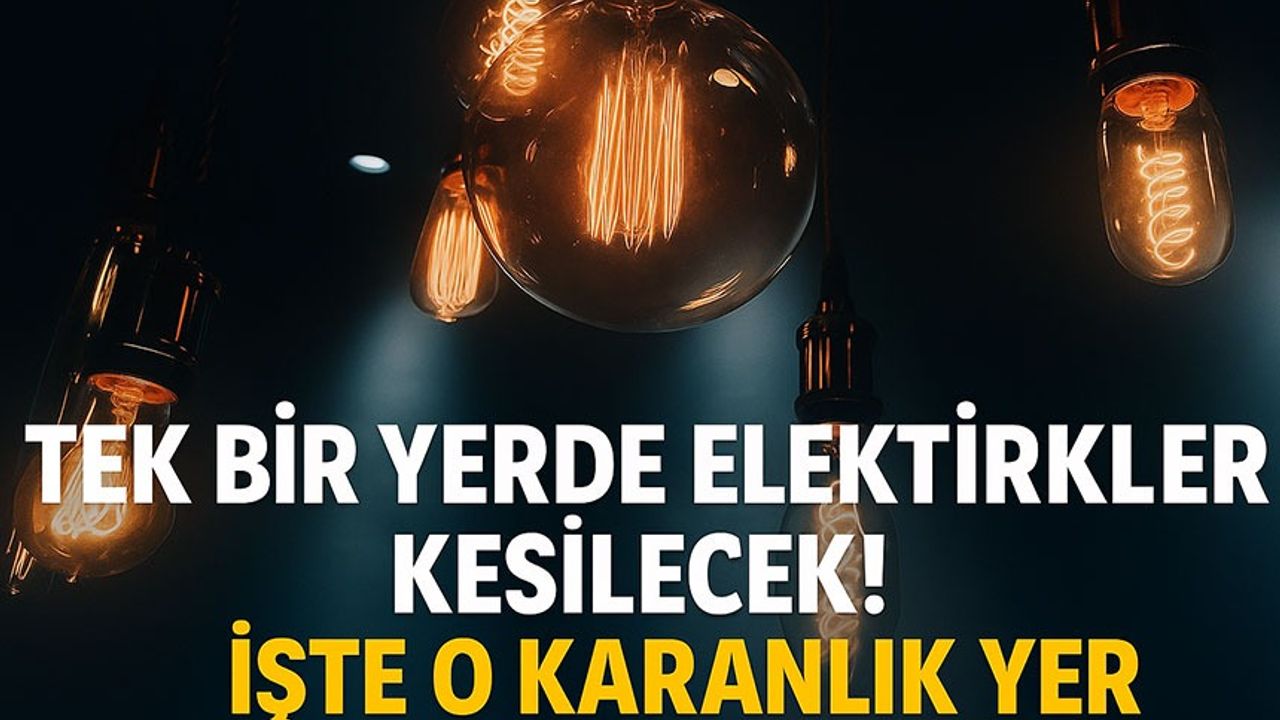 Trabzon’da Bugün Tek Bir Yerde Elektrikler Kesilecek! İşte Kesinti Saati ve Nedeni