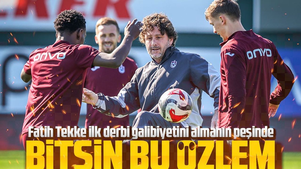 Fatih Tekke İlk Derbi Zaferinin Peşinde! Trabzonspor Galatasaray Deplasmanında Tarih Yazmak İstiyor