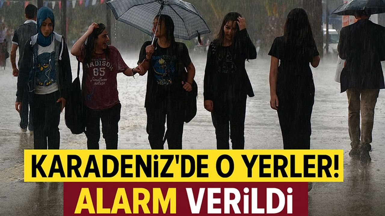 Bugün Karadeniz’de Hava Nasıl Olacak? Hangi İllerde Yağış Alarmı Verildi?