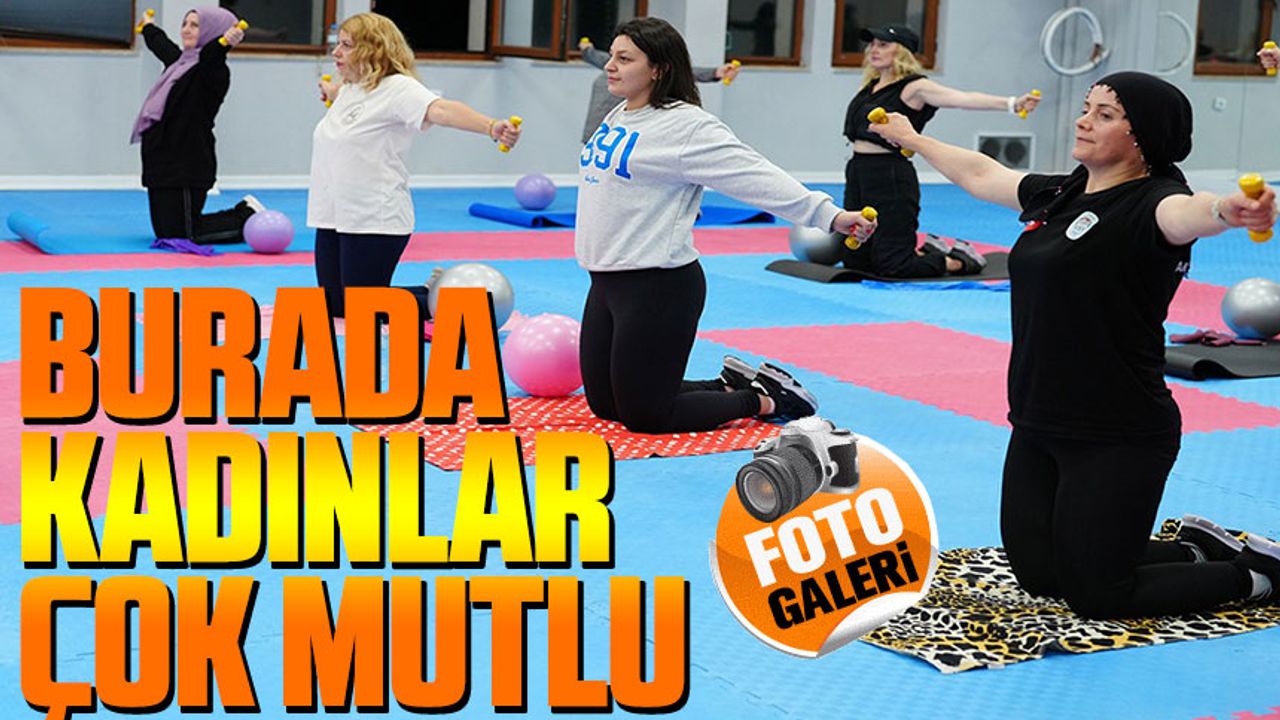 Akçaabat Belediyesi’nin Pilates Kurslarına Yoğun İlgi! Kadınlar Güne Enerjik Başlıyor