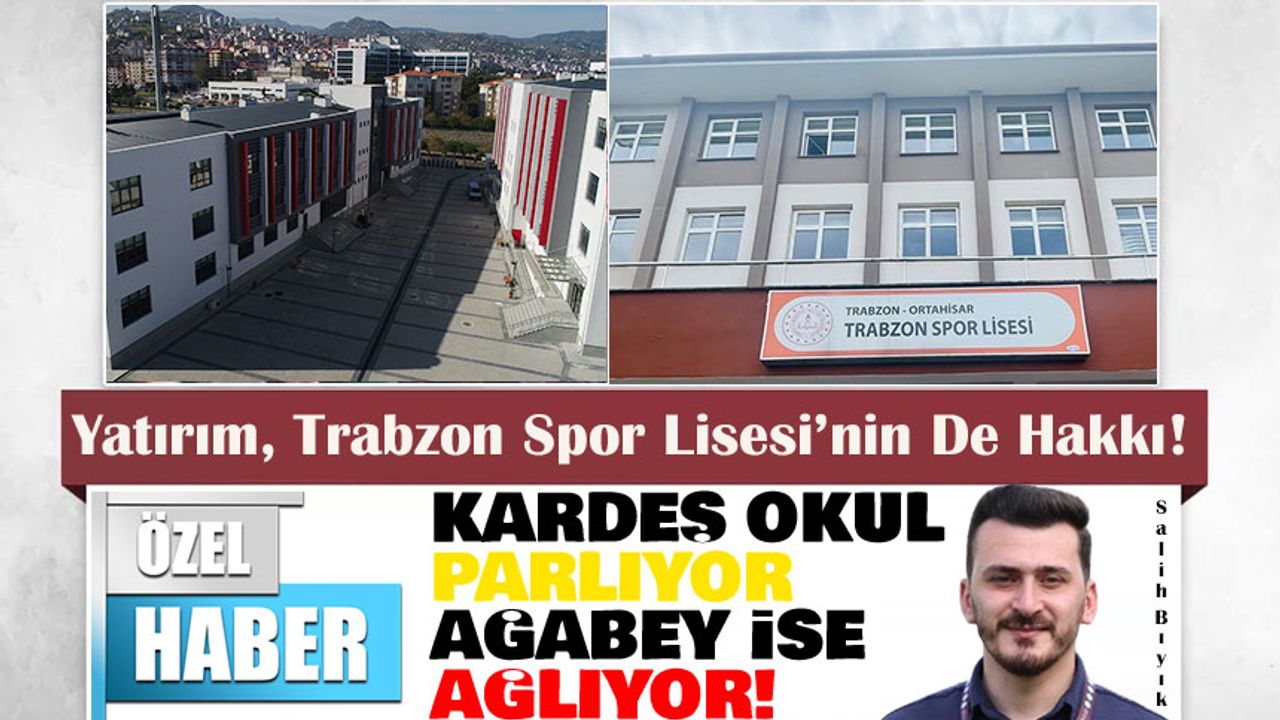 Trabzon Spor Lisesi Unutuldu Mu? Duvarı Çöktü, Sahası Çürüdü, Tabelası Silindi!