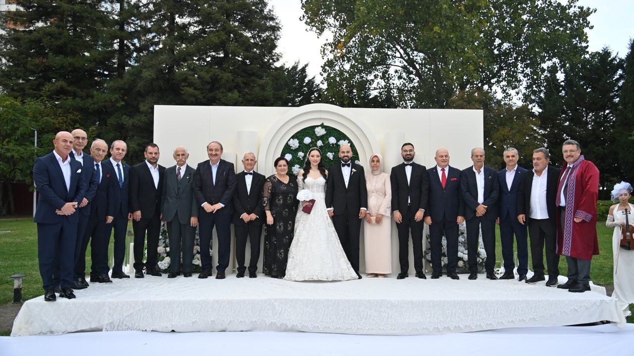 Spor camiası bu nikahta buluştu! Semercioğlu’nun mutlu günü