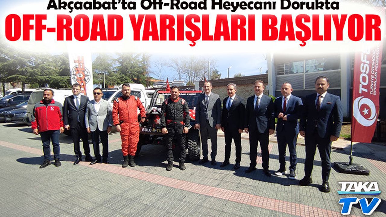 Akçaabat’ta Off-Road Heyecanı Dorukta; Off-Road Yarışları Başlıyor
