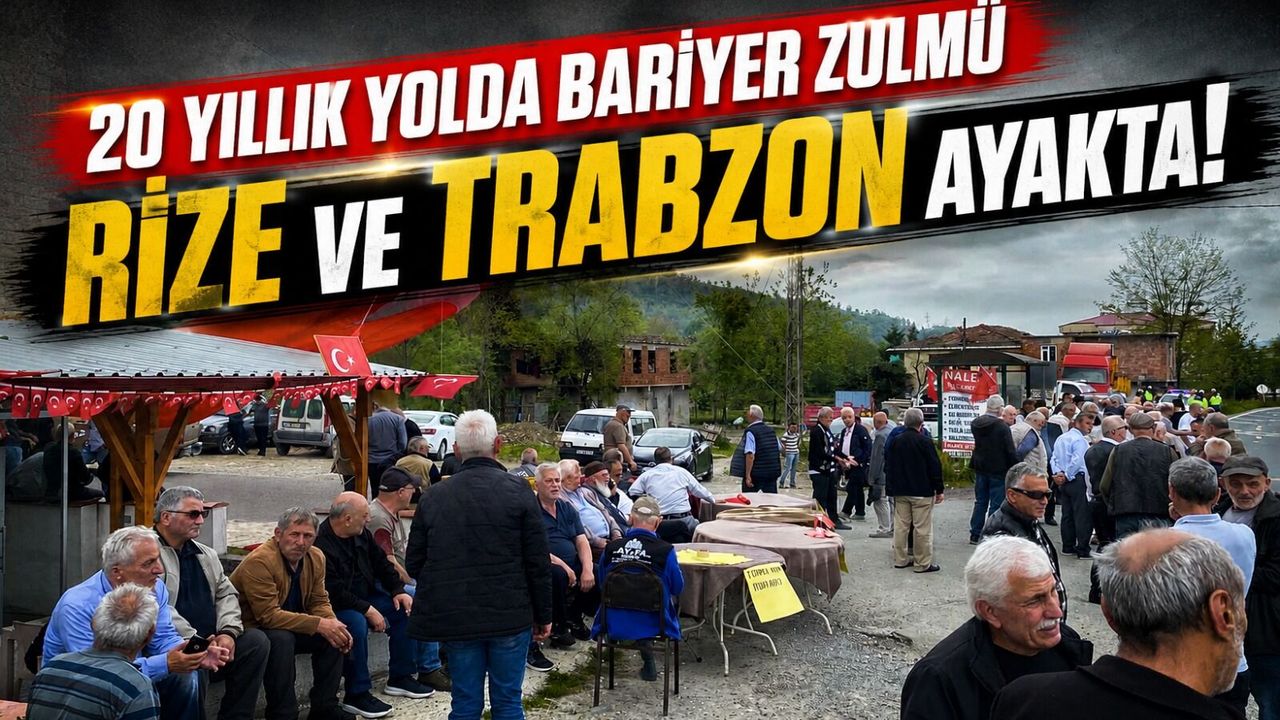 Kalkandere-Of-Hayrat Yolunda Bariyer Krizi Büyüyor