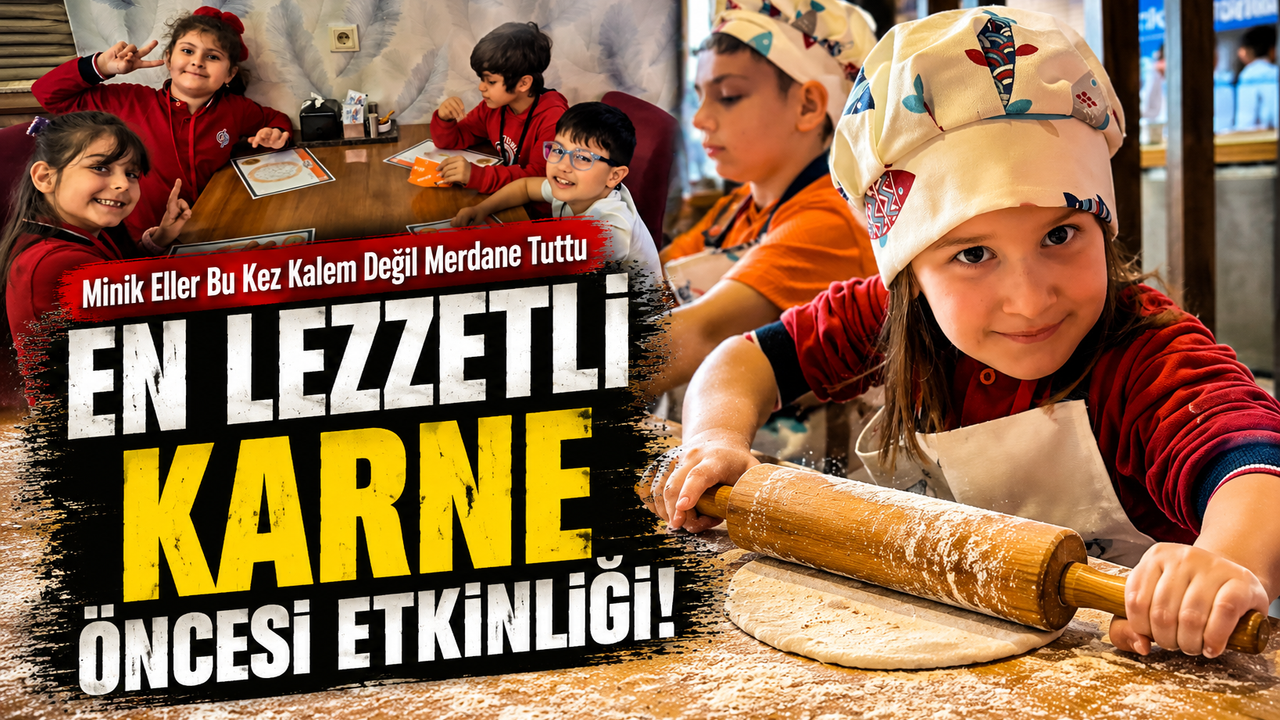 Minik Eller Bu Kez Kalem Değil Merdane Tuttu