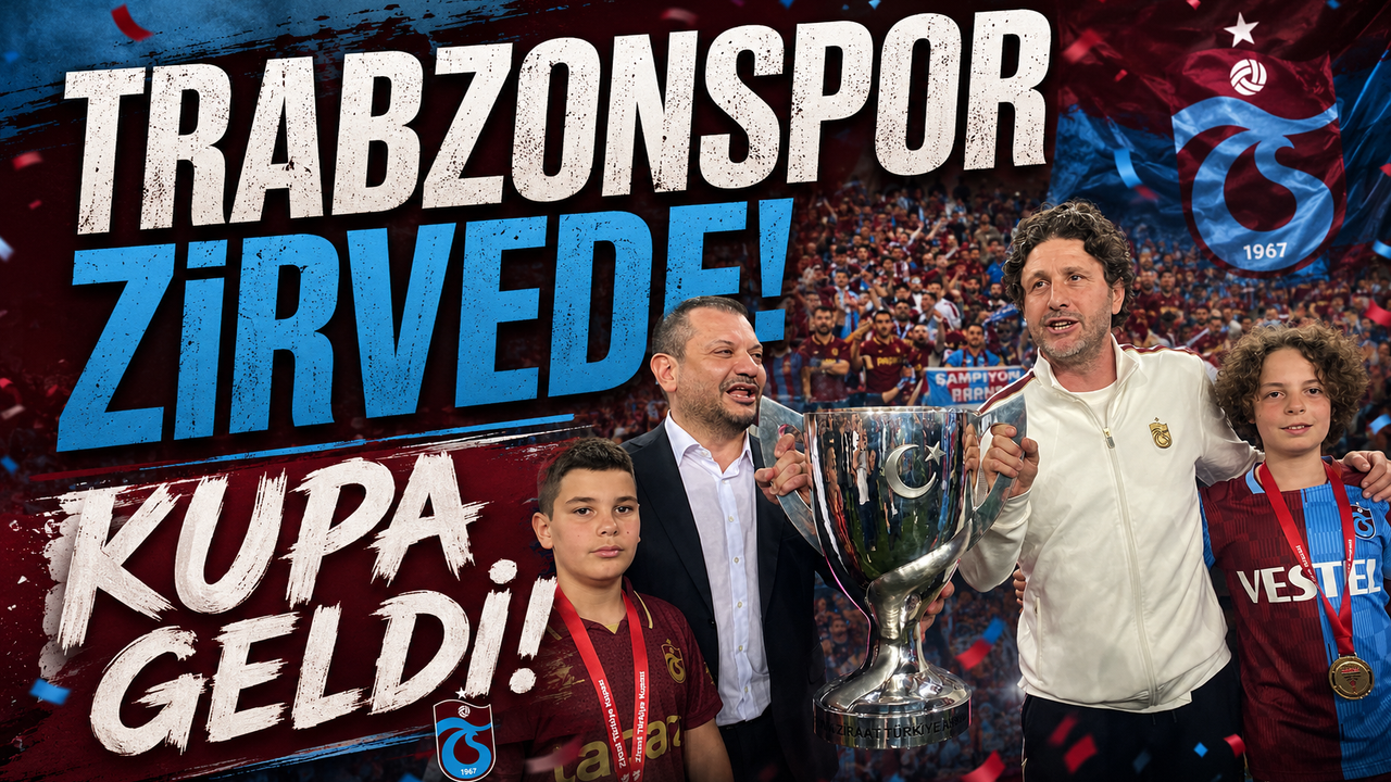 Trabzonspor Zirvede! Kupa Geldi!