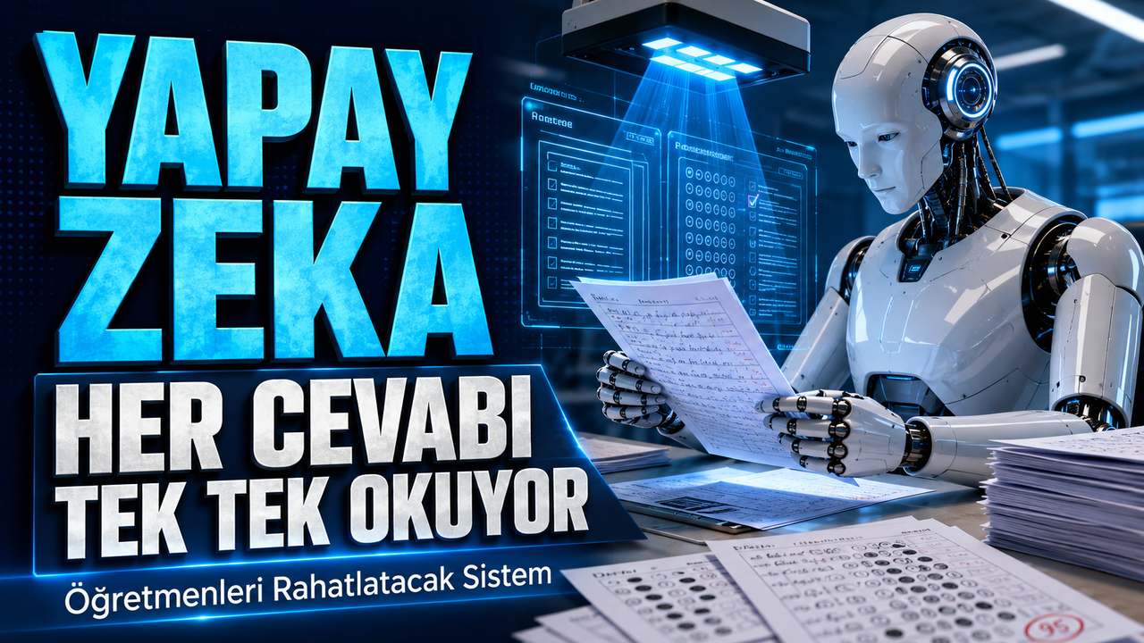 Öğretmenleri Rahatlatacak Sistem: Yapay Zeka Her Cevabı Tek Tek Okuyor