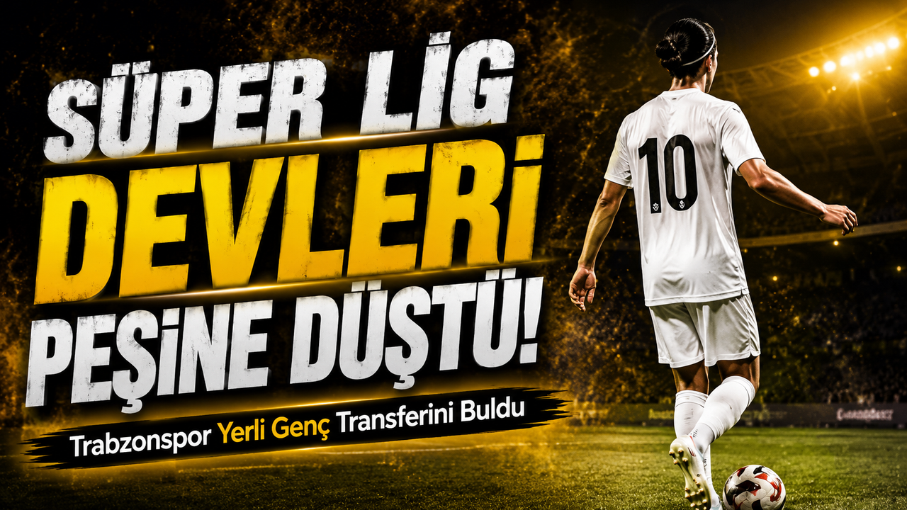 Trabzonspor’dan Yerli Genç Transferini Buldu!; Süper Lig Dev